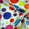 Multi-Color Polka Dot Satin Fabric 60" Wide Silky Charmeuse Satin